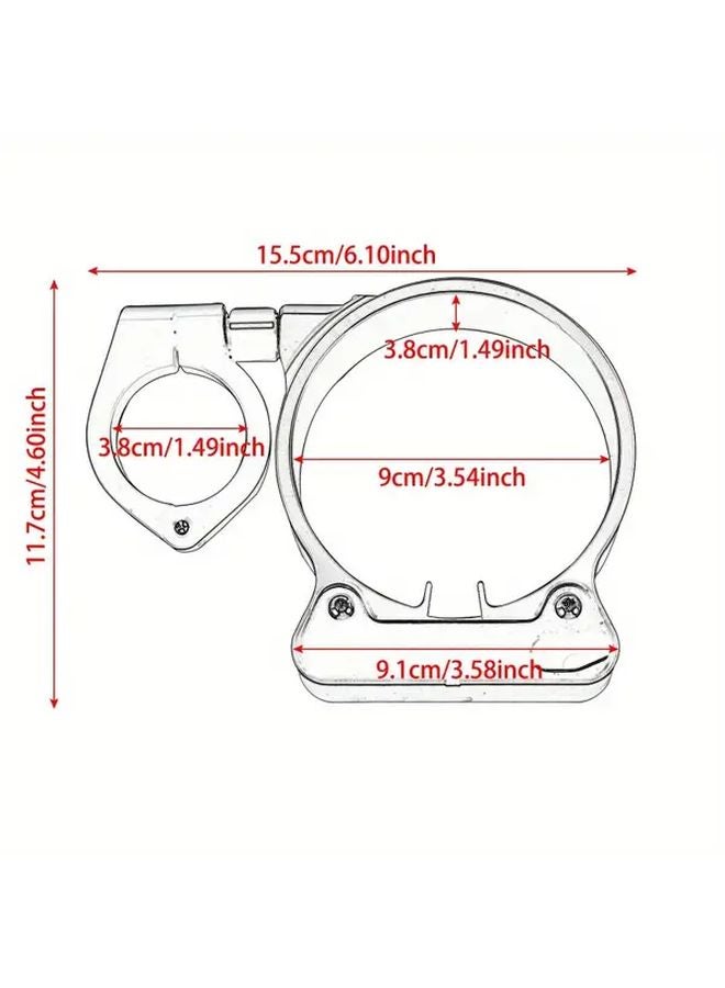 CNC Electroplated Motorcycle Gauge Mount Aluminum Alloy Side Instrument Stand For XL883 1200C N L R - Image 3